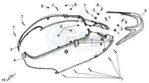 ALLO GT 25KMH 50 drawing COWLING