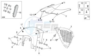 RSV4 1000 APRC Factory ABS (AU, CA, EU, J, RU, USA) drawing Front body III