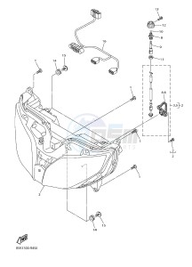 FJR1300AE FJR1300-AS ENGLAND drawing HEADLIGHT