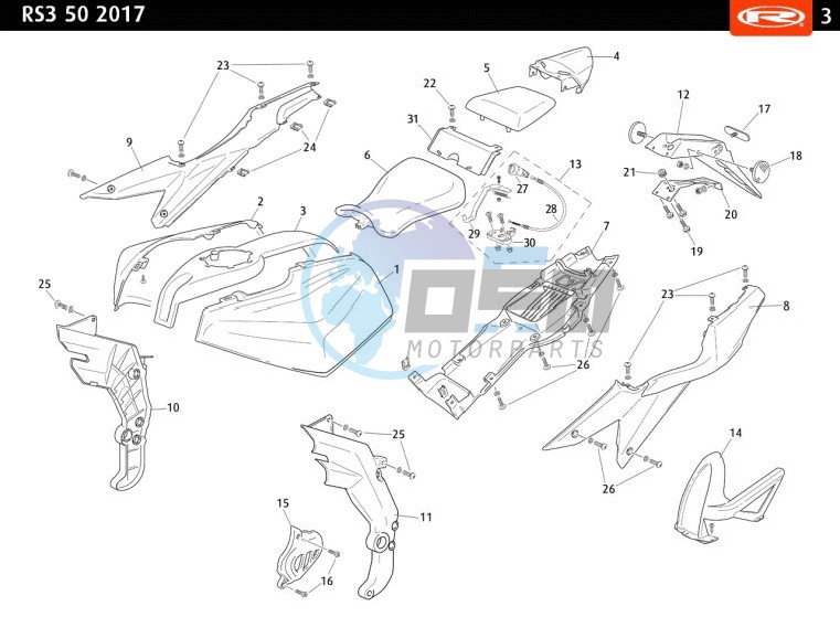 REAR PLASTICS - COVERS