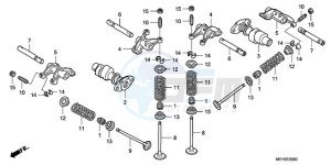 NSA700A9 Europe Direct - (ED / MME) drawing CAMSHAFT/VALVE