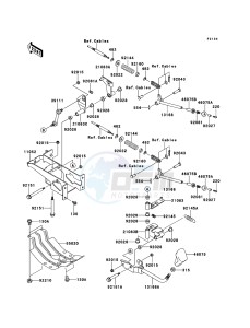 MULE_4010_TRANS_4X4_DIESEL KAF950GDF EU drawing Shift Lever(s)