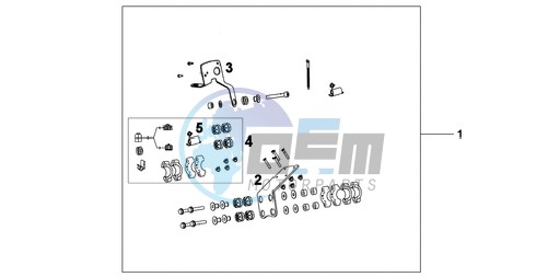 MC NAVI BRACKET CBF600