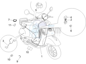 LX 50 4T-4V NL drawing Main cable harness