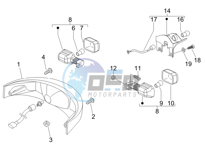 Tail light - Turn signal lamps