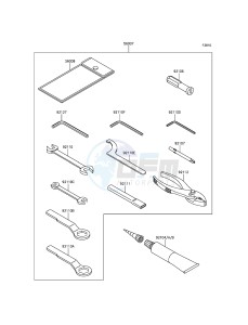 Z800 ZR800CEF UF (UK FA) XX (EU ME A(FRICA) drawing Owner's Tools