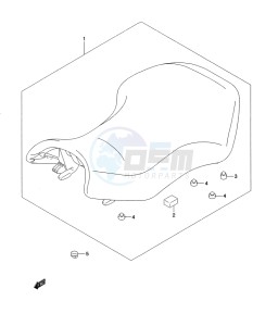 LT-A500XP Z drawing SEAT (LT-A500XPZL2 P17)