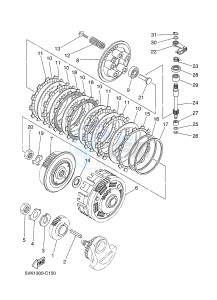 XT660R (5VKL 5VKL 5VKL 5VKL) drawing CLUTCH