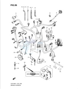 VLR1800 drawing WIRING HARNESS (VLR1800TL1 E2)