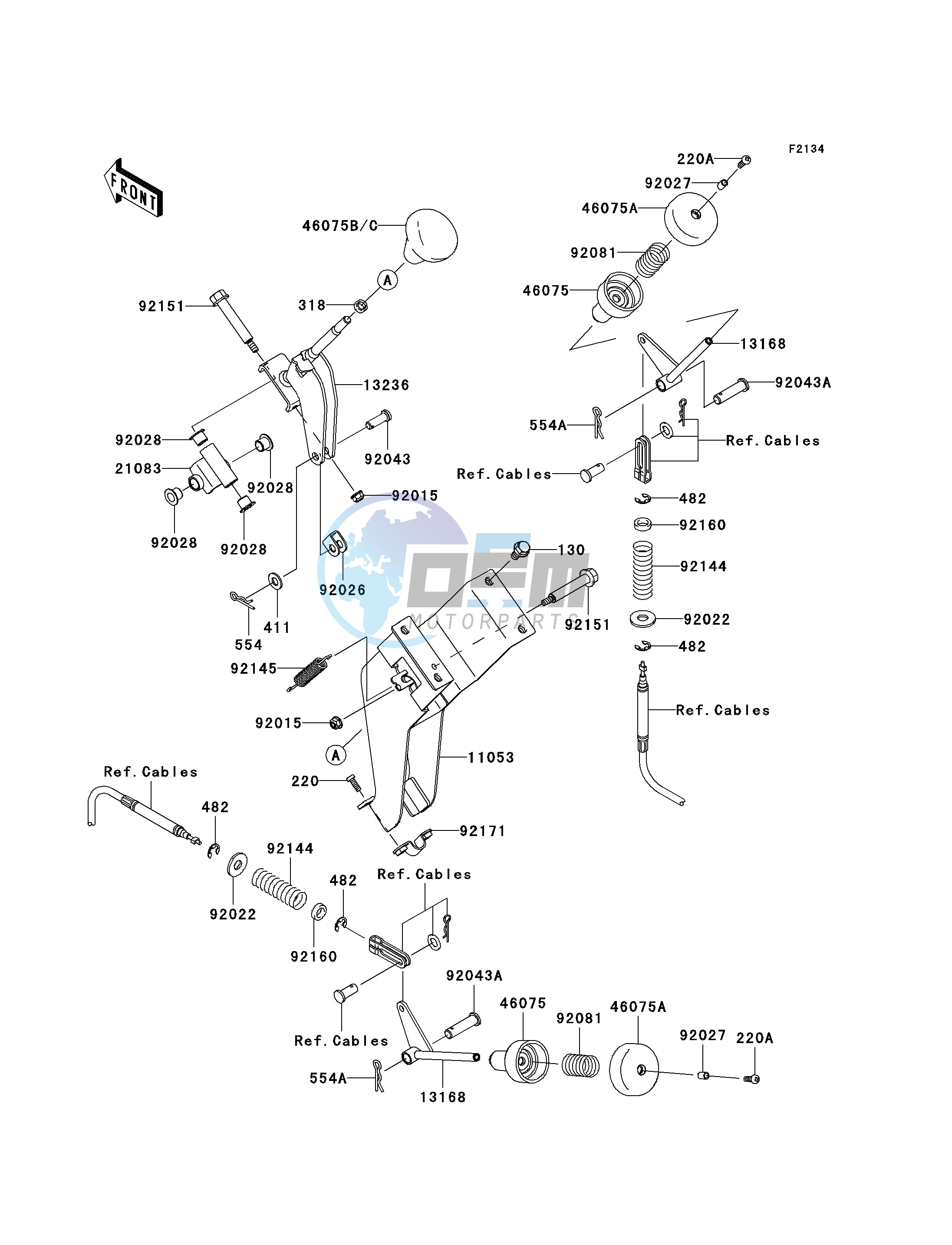 SHIFT LEVER-- S- -