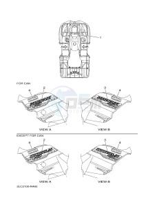 YFM450FWAD YFM450PE GRIZZLY 450 EPS (2LC2 2LC3 2LC4) drawing GRAPHICS