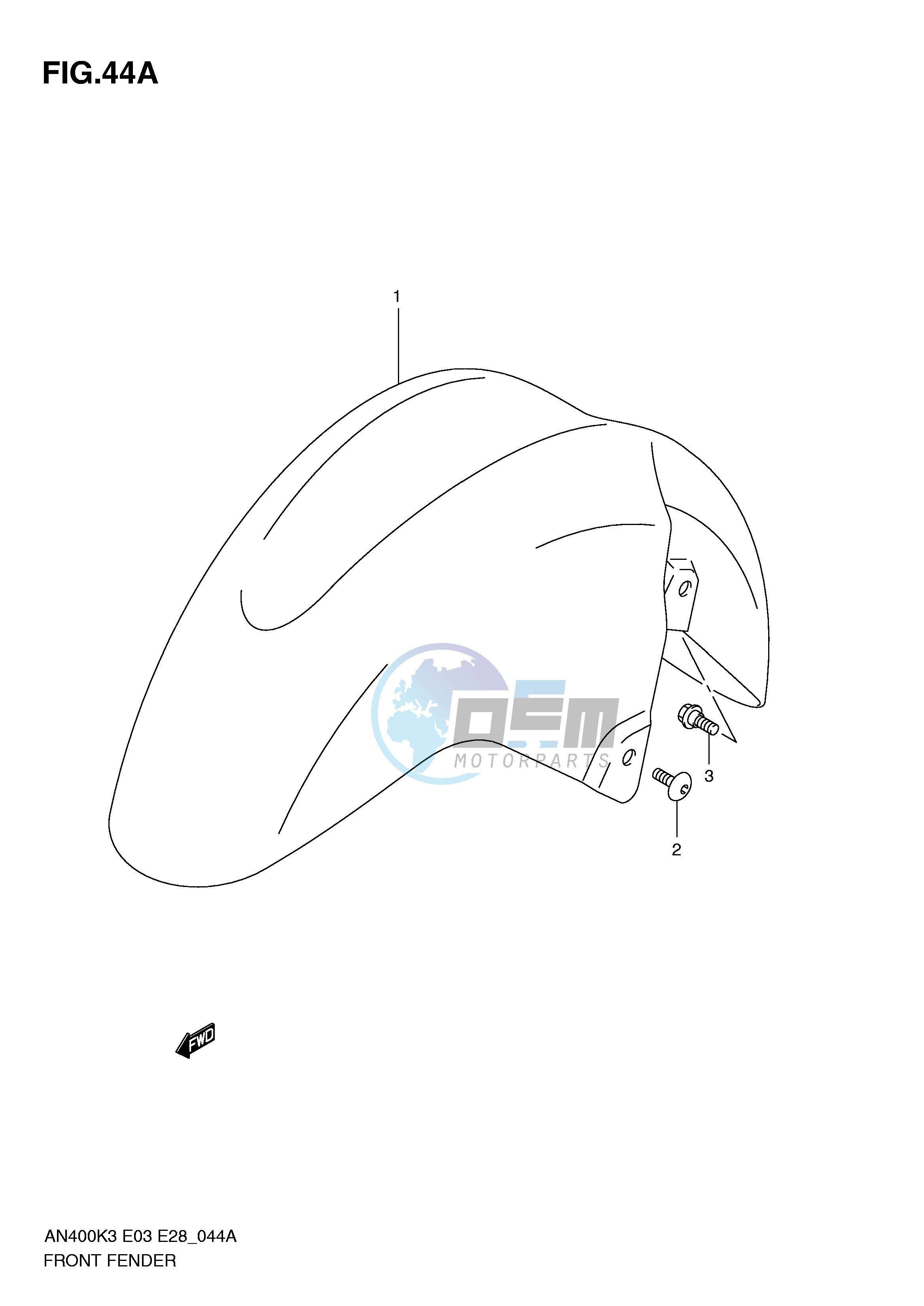 FRONT FENDER (AN400SK5 SK6)