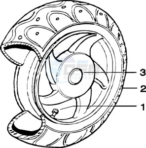 Zip 50 catalyzed drawing Rear Wheel