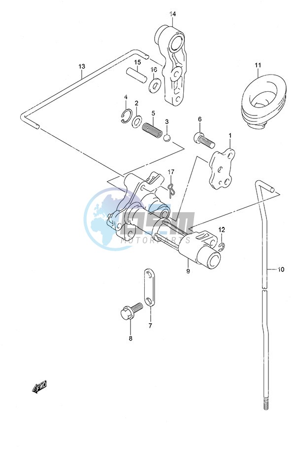 Clutch Rod w/Remote Control