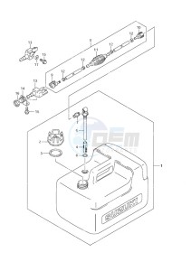 DF 9.9 drawing Fuel Tank