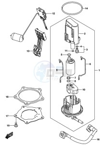 GSX-S750A drawing FUEL PUMP