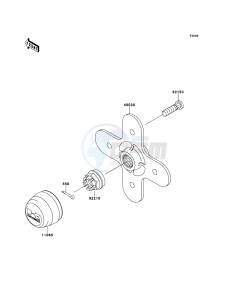 KVF650_4X4 KVF650FCS EU GB drawing Rear Hub