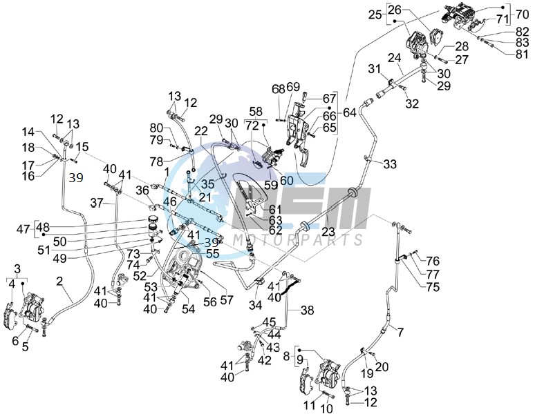 Brakes hose  - Calipers