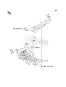 KLX 110 A (KLX110 MONSTER ENERGY) (A6F-A9FA) A9FA drawing GUARD-- S- -