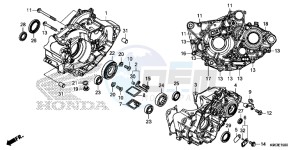 CRF250R Europe Direct - (ED) drawing CRANKCASE