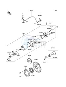 KVF360 4x4 KVF360ADF EU GB drawing Starter Motor