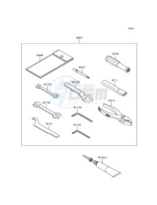 Z300_ABS ER300BFF XX (EU ME A(FRICA) drawing Owner's Tools