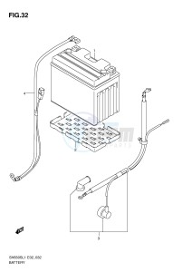 SV650S (E2) drawing BATTERY (SV650SAL1 E24)