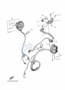 MT-09 SP MTN890D (BAMF) drawing HANDLE SWITCH & LEVER