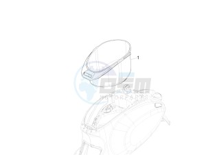 PRIMAVERA 50 4T-3V NOABS E4 (APAC) drawing Helmet housing - Undersaddle