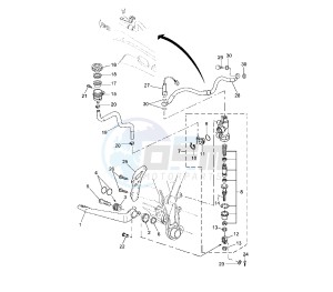 XT Z TENERE 660 drawing REAR MASTER CYLINDER