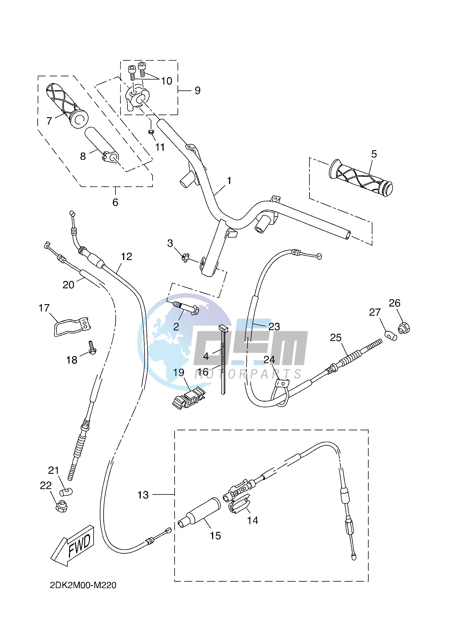 STEERING HANDLE & CABLE