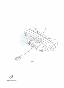 TRACER 900 MTT850 (B5C9) drawing TAILLIGHT