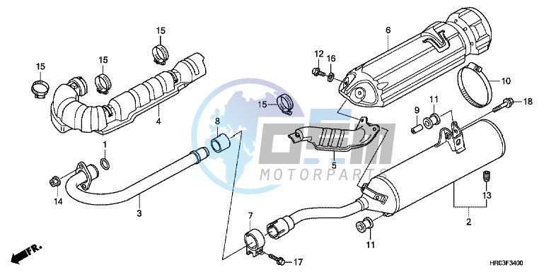 EXHAUST MUFFLER