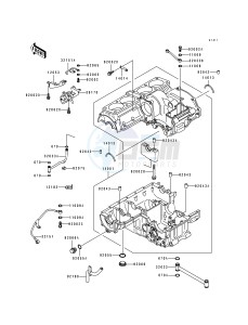 ZR 1100 A [ZR1100 ZEPHYR] (A1-A4) drawing CRANKCASE