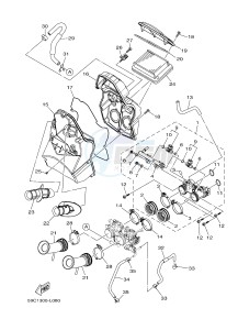 XP500A T-MAX 530 (59C9) drawing INTAKE