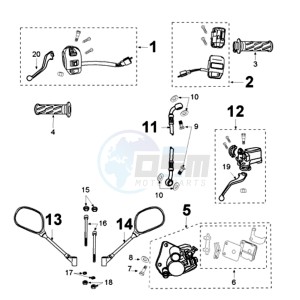 VIVA 3 L 2T A drawing BRAKE SYSTEM