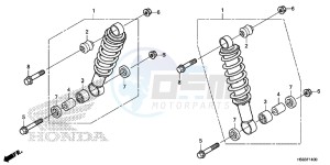 TRX250TMH Europe Direct - (ED) drawing FRONT CUSHION