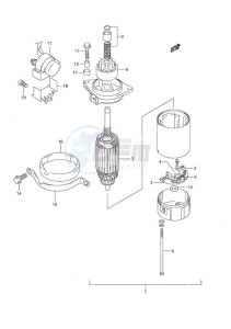 DF 30 drawing Starting Motor