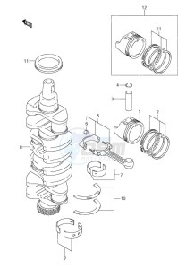 DF 115 drawing Crankshaft