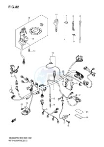 GSX650F (E3-E28) Katana drawing WIRING HARNESS (GSX650F)