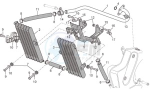 RSV 1000 Tuono drawing Oil cooler