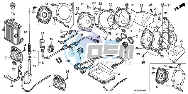 AUDIO UNIT (AIRBAG)