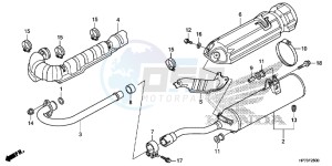 TRX420FAD TRX420 Europe Direct - (ED) drawing EXHAUST MUFFLER