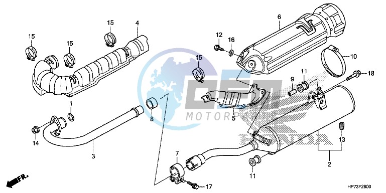 EXHAUST MUFFLER