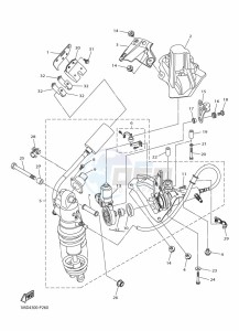 FJR1300-AE (BNP5) drawing REAR SUSPENSION