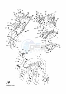 MT-03 MTN320-A (BEV5) drawing FENDER