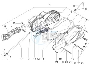 Beverly 500 Cruiser e3 2007-2012 drawing Air filter