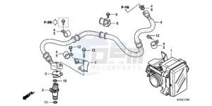 PES1509 Europe Direct - (ED) drawing THROTTLE BODY