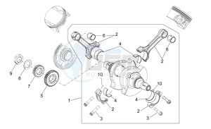 Dorsoduro 750 drawing Drive shaft