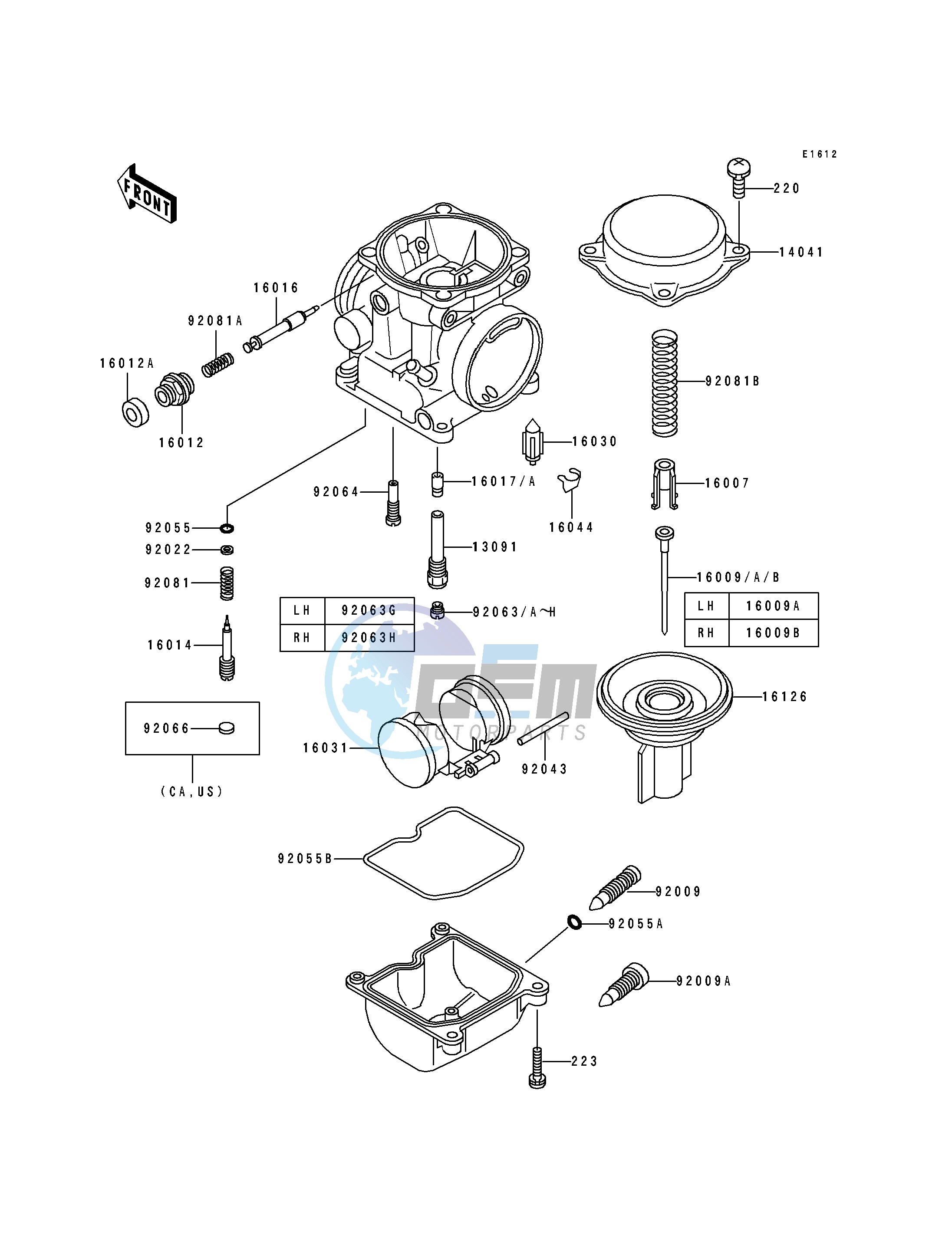 CARBURETOR PARTS